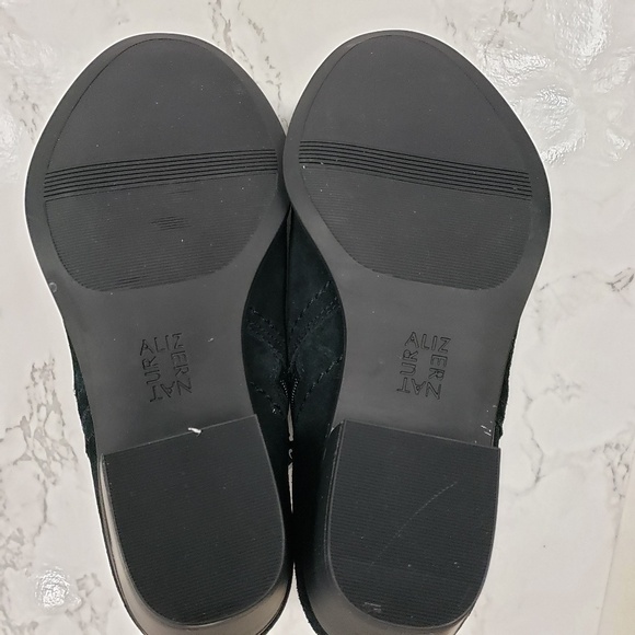 Naturalizer Zarie Black Suede Ankle Bootie - Picture 5 of 8